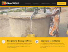 Tablet Screenshot of icd-afrique.org